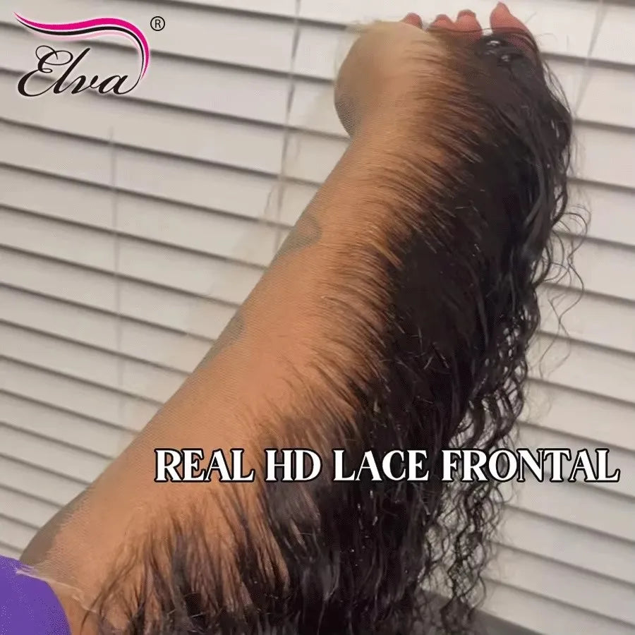 Single Knots Skinlike HD Lace Frontal 13X6 Human Hair Closures Pre Plucked Invisible HD Lace Free Part 5x5 HD Lace Closure Only
