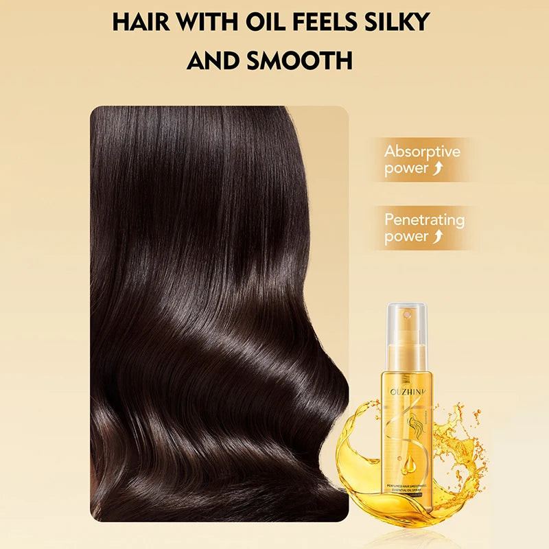 Nourishing Hair Care Essential Oil Spray – Repair, Smooth & Long-Lasting Fragrance