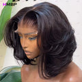 Glueless 13x6 HD Lace Bob Wig – Ready to Wear, Super Double Drawn, Pre-Plucked