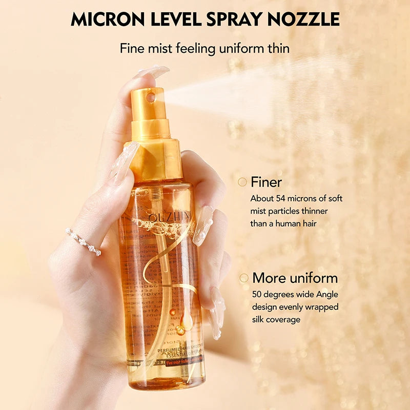 Nourishing Hair Care Essential Oil Spray – Repair, Smooth & Long-Lasting Fragrance