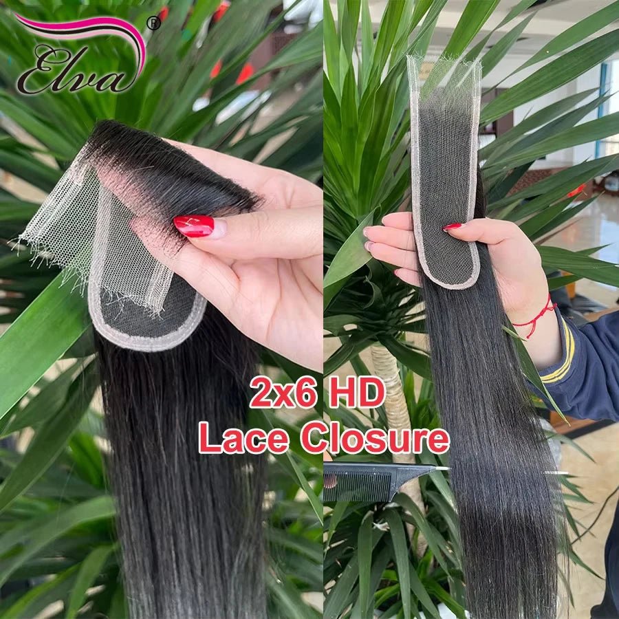 Single Knots Skinlike HD Lace Frontal 13X6 Human Hair Closures Pre Plucked Invisible HD Lace Free Part 5x5 HD Lace Closure Only